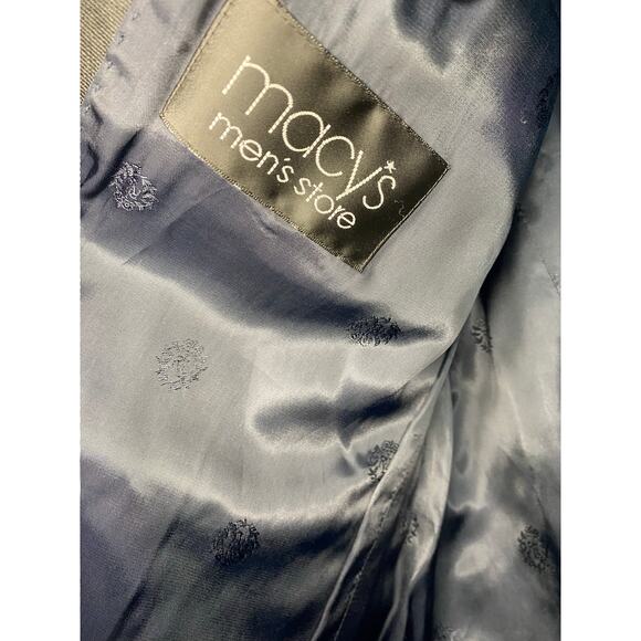 Lauren Ralph Lauren Black Watch Plaid Wool Blazer Satin Lapel 44 Lined 1 Button - Picture 5 of 6